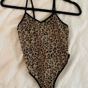 Cheetah Print Body Suit